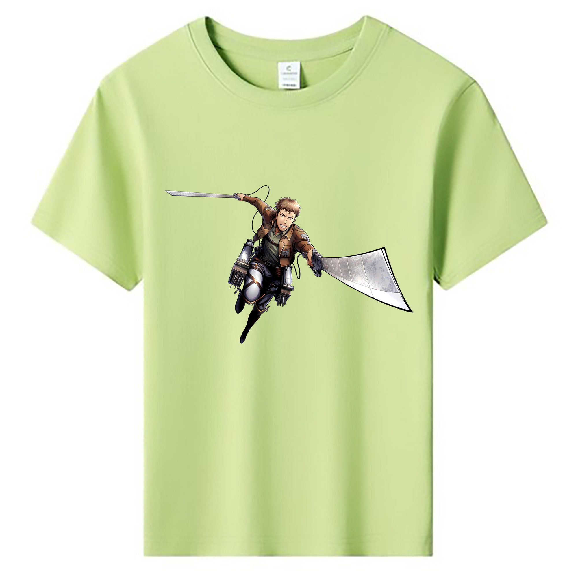 （画像用） 進撃の巨人 Attack on Titan 綿100％キッズTシャツ（フロントプリント）